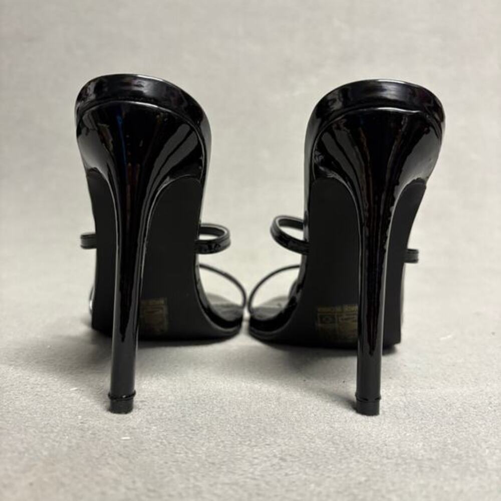 SUPERDOWN Sofia Heel in Black Size 7 Strappy Pointed Toe Bed - Picture 6 of 11